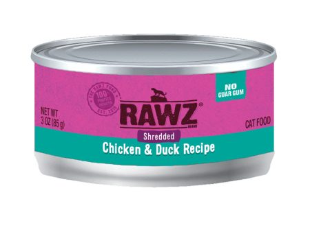 RAWZ Shredded Chicken & Duck Cat Food Fashion