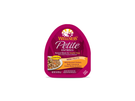 Wellness Petite Entrees Chicken and Beef Mini Fillets Dog Formula Online Hot Sale