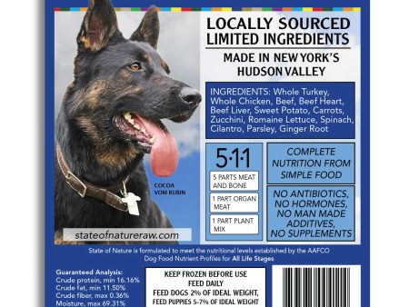 State of Nature Frozen Raw Tri-Blend for Dogs For Sale