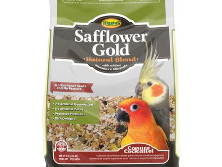 Higgins Safflower Gold Conure & Cockatiel Food For Discount