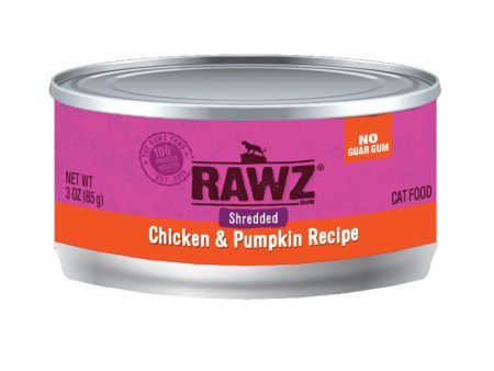 RAWZ Shredded Chicken & Pumpkin Cat Food Online Hot Sale