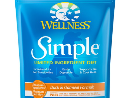 Wellness Simple Limited Ingredient Diet Duck and Oatmeal Dry Dog Formula Online Sale