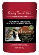 Dave’s Naturally Healthy Cat Food Pouch – Saucey Tuna & Beef Dinner in Gravy Online now