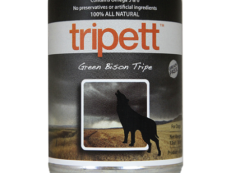 Tripett Green Bison Tripe Canned Dog Food Cheap