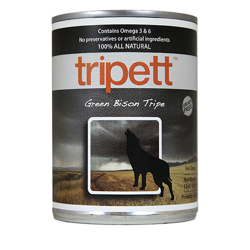 Tripett Green Bison Tripe Canned Dog Food Cheap