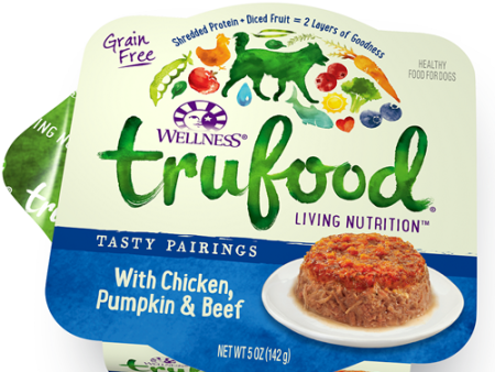 Wellness TRUFOOD Tasty Pairings Chicken, Pumpkin & Beef Adult Dog Formula Online Sale