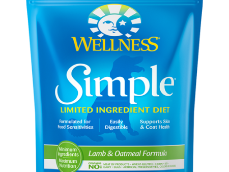 Wellness Simple Limited Ingredient Diet Lamb and Oatmeal Dry Dog Formula For Discount