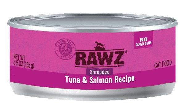 RAWZ Shredded Tuna & Salmon Cat Food Sale