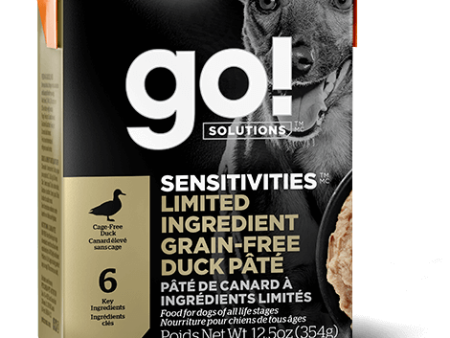 Go! Sensitivities Limited Ingredient Grain Free Duck Pate for dogs     Cheap