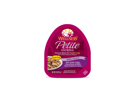 Wellness Petite Entrees Turkey and Green Beans Mini Fillets Dog Formula Sale