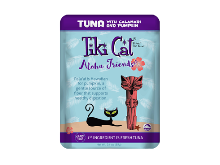 Tiki Cat Aloha Friends Tuna with Calamari & Pumpkin Canned Cat Food Supply