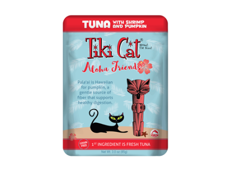 Tiki Cat Aloha Friends Tuna with Shrimp & Pumpkin Canned Cat Food Supply