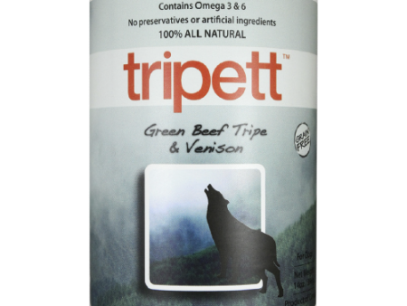 Tripett Green Beef Tripe and Venison Canned Dog Food Fashion