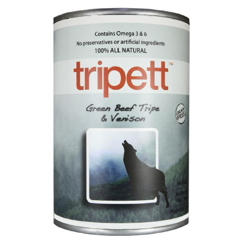 Tripett Green Beef Tripe and Venison Canned Dog Food Fashion