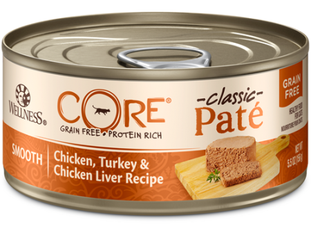 Wellness CORE Chicken, Turkey, & Chicken Liver Canned Cat Food For Cheap